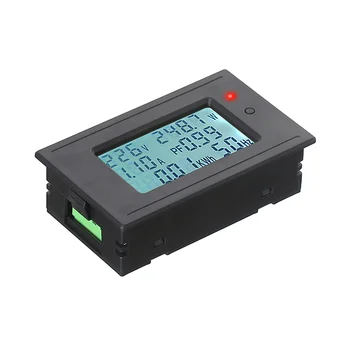 Монитор мощности постоянного тока Многофункциональный измеритель напряжения DC200V тока 100A Выходной сигнал измерителя мощности
