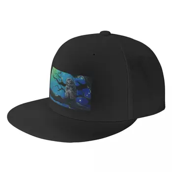 Звездная сова - акриловая картина с изображением волшебной ночи, значок бейсболки, шляпа от солнца для детей, женские шляпы, мужские