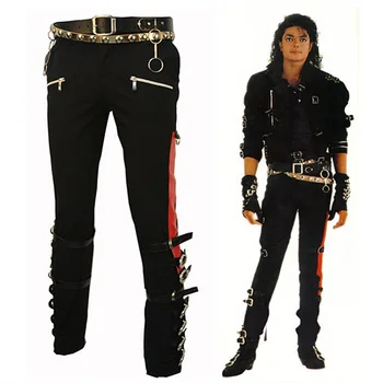 Панк-брюки Майкла Джексона BAD Pants и ремень 1990-х годов