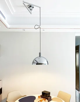 геометрический подвесной светильник лампы из пузырькового стекла круглая железная люстра прозрачный шнур лампы декоративный подвесной светильник