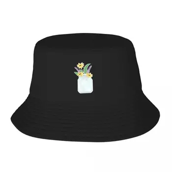 Новая стеклянная банка с цветами, панама |-F-| Солнцезащитная шляпа, элегантные женские шляпы, мужские шляпы