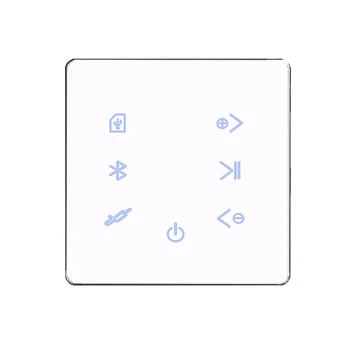 Усилитель Bluetooth в стене, Музыкальная панель USB SD-карты, Фоновая аудиосистема 
