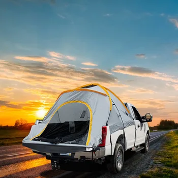 Палатка для пикапа на открытом воздухе, автономный кемпинг, портативная, легко устанавливаемая задняя часть автомобиля, водонепроницаемые походные палатки для грузовиков