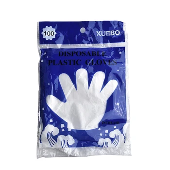 Прозрачные Одноразовые перчатки Прозрачные Пластиковые Перчатки Без латекса Для приготовления пищи Безопасные Перчатки для приготовления пищи уборки кухонных принадлежностей для барбекю
