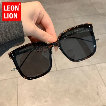 LeonLion Квадратные винтажные солнцезащитные очки Женские Дизайнерские Роскошные очки для женщин /мужчин Высококачественные женские очки Gafas De Sol Hombre