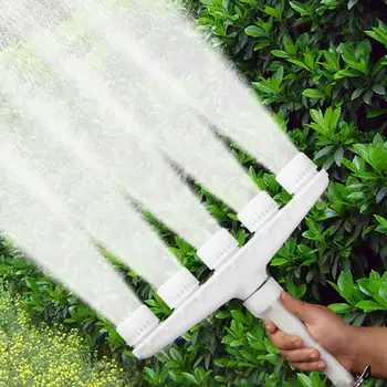 Садовый разбрызгиватель с мелким туманом, Регулируемый многоголовочный садовый разбрызгиватель, Универсальный инструмент для полива растений, цветов, мытья автомобилей