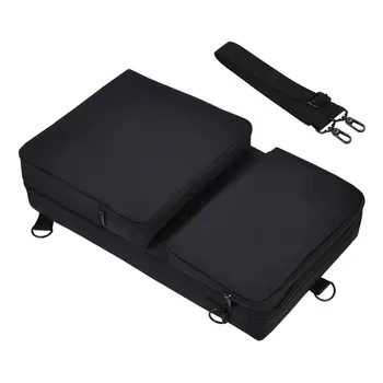 Сумка для хранения DJ-контроллера, плотная, черная, с ремешком, прочный, устойчивый к царапинам протектор, дорожный чехол, чемодан для транспортировки оборудования