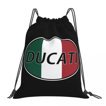 Рюкзаки Ducati Classic, портативные сумки на шнурке, карманная сумка на шнурке, сумки для обуви, сумки для книг для мужчин, женщин, студентов