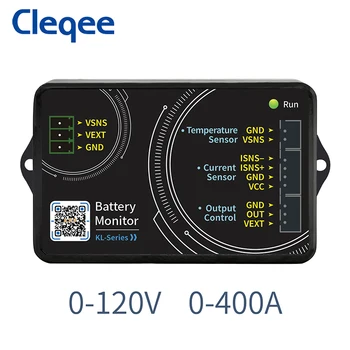 Cleqee KL140F Высокоточный Bluetooth Кулоновский Счетчик Литиевой Батареи Автомобильный Детектор Емкости для Дома на колесах 400A 120V