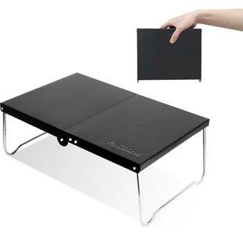 Маленький алюминиевый стол, уличный алюминиевый стол, легкий операционный стол, сверхлегкий стол для походов, стол можно сложить, стол
