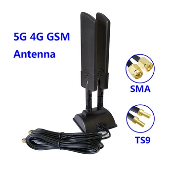 5G 4G GSM Антенна Всенаправленная 42dbi Широкого Диапазона SMA/TS9 для Sprint T-Mobile, Удлинитель Модема Беспроводной Маршрутизатор CPE Pro Cellular