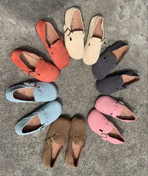 Модная кожаная обувь Mori Kei для девочек