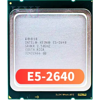 Процессор Intel Xeon E5-2640 Шестиядерный Кэш 15M /2.5 / ГГц /8.00 Гт/с 95 Вт LGA 2011 E5 2640 CPU