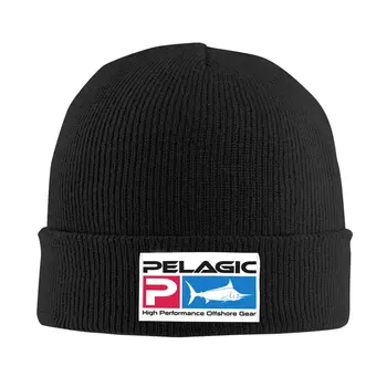 Вязаная шапка Pelagic Fisher для женщин, мужские шапочки, зимняя шапка, акриловая теплая шапка для рыбалки.