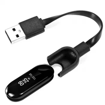 Кабель USB-зарядного устройства для xiaomi MI band 3 0,15 м USB-док-станция для зарядки данных, совместимая с браслетом для Mi 3