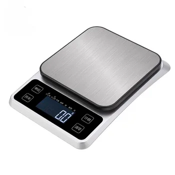 Новые электронные весы с точностью 0,1 г, бытовые, из нержавеющей стали, весы для выпечки весом 3 кг, платформенные весы для кухни весом 5 кг