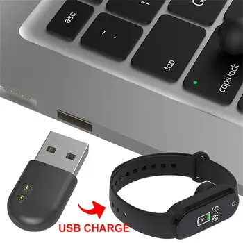 Мини Магнитное USB Зарядное Устройство Док-Станция-Подставка для Band 7 6 5 NFC 4 3 Замена Портативного Смарт-Браслета Зарядная База Для Часов