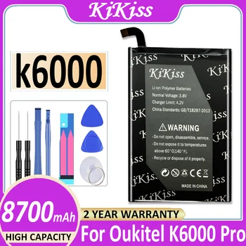 K 6000 Pro 8700 мАч Для Аккумулятора Мобильного Телефона Oukitel K6000 Pro K6000Pro K 6000 Pro + Номер для отслеживания