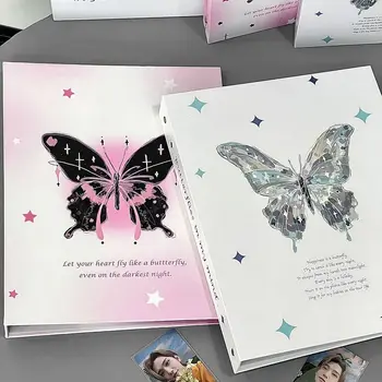 Альбомы для хранения фотографий Idol Star Korea Kpop Butterfly формата А4 /А5, держатель для фотокарточек, фотоальбом Kawaii Collect Book