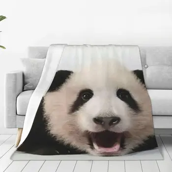 Одеяло FuBao Panda Fu Bao Легкие дышащие фланелевые пледы с защитой от скатываний для постельного белья Home Decor