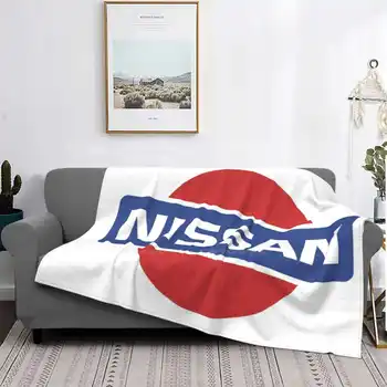 Старое одеяло с логотипом Nissan Мягкое теплое переносное одеяло для путешествий Старое одеяло с логотипом Nissan