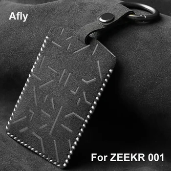 Универсальный автомобильный держатель для ключей ZEEKR 001 009 X замшевый чехол для ключей-карт, аксессуары для ключей для стайлинга автомобилей