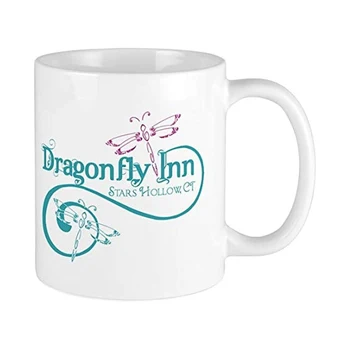 Кофейная кружка Dragonfly Inn Coffee Mug Cup Gifts 11 унций Идеи подарков на День рождения, День матери, лучшим друзьям
