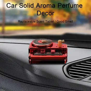 1 комплект автомобильных ароматов, Вращающийся Компактный декоративный автомобильный парфюм с твердым ароматом, декор для автомобиля, духи для воздуха, Аксессуары для интерьера