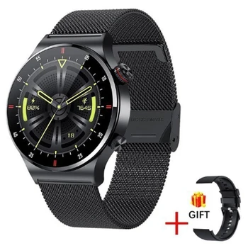 Смарт-часы Мужские женские Smartwatch Звонки по Bluetooth Измерение температуры Мониторинг состояния Samsung Galaxy A12 Tecno Spark 6 Go