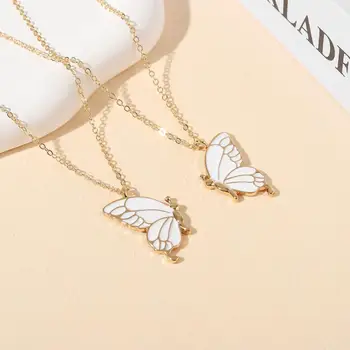 роскошный подарок для друзей, Дизайнерское чувство, ожерелье для лучшего друга, ожерелье для пары, ожерелье в корейском стиле, женская цепочка для ключиц