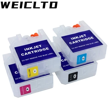 4 шт./компл. Многоразовый Чернильный Картридж для Epson SJIC35P для принтера Epson ColorWorks CW-C6500 C6000 Принтер этикеток