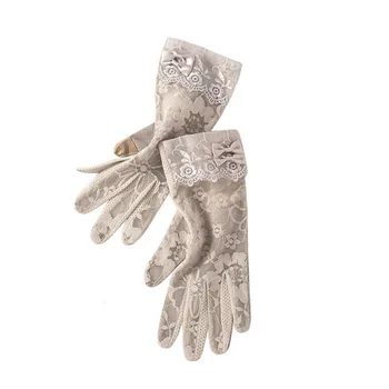 1 Пара женских перчаток Кружевная свадебная варежка для укладки одежды
