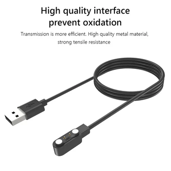 Магнитный сменный шнур зарядного устройства Кабель USB-зарядного устройства с множественной защитой, шнур стабильной зарядки для аксессуаров Zeblaze Vibe 7 Pro