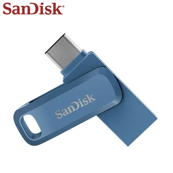 Флеш-накопитель Sandisk Ultra OTG USB 3.1 (Type C) 128 ГБ Синий Флэш-диск 64 ГБ Memory Stick USB3.1 Type A Pendrive для ПК MAC IPAD PRO