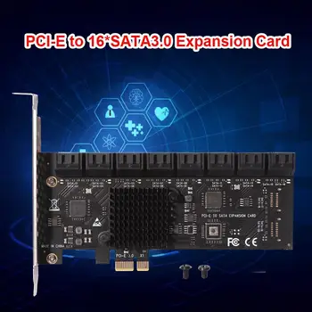 Адаптер PCIE SA3116J с 16 портами 6 Гбит/с PCI-Express X1 на карту расширения SATA 3.0