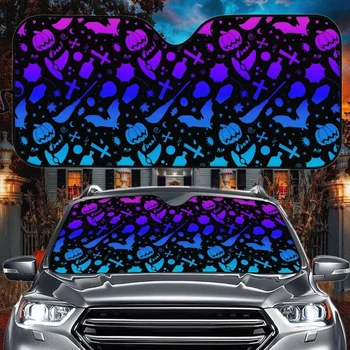 Солнцезащитный козырек для автомобиля с градиентным рисунком 