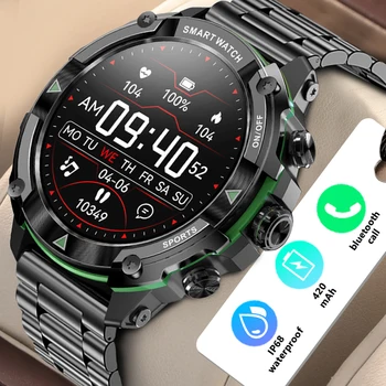 Новые смарт-часы для спорта на открытом воздухе с 1,39-дюймовым HD-экраном Bluetooth call IP68 водонепроницаемые часы для мониторинга здоровья взрослых с аккумулятором емкостью 420 мАч