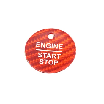 Наклейка на кнопку запуска устройства зажигания автомобиля для Everest Mondeo Escort Explorer Focus Edge (красная)