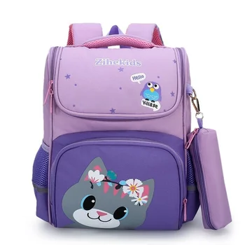Детский школьный рюкзак для мальчиков, мультяшный рюкзак, ортопедические рюкзаки для девочек, детские ранцевые школьные сумки 1-3 класса