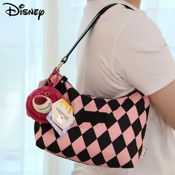 Disney Stitch Lotso Bear Alien Милая Мультяшная Женская сумка подмышками Корейская Модная Роскошная Женская сумка на плечо Y2k Sweet Girl Handbag