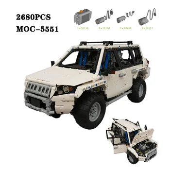 Строительный блок MOC-5551 Super Truck 2680ШТ Сращивание деталей моделей высокой сложности для взрослых и детей, игрушки-конструкторы, подарки