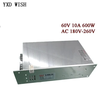60V 10A Импульсный Источник Питания AC/DC Адаптер SMPS Для Светодиодной Ленты CCTV 60V 600W 10A Трансформаторный Адаптер Питания