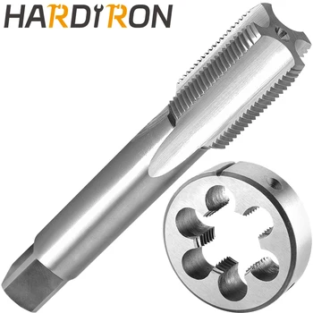 Hardiron M22 X 1,5 Метчик и матрица правая, M22 x 1,5 метчик с машинной резьбой и круглая матрица