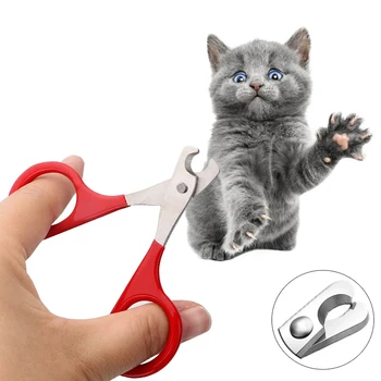 Кошачьи кусачки для ногтей для маленького котенка, Профессиональный резак для щенячьих когтей, Аксессуары для кошек, Ножницы для ногтей для домашних животных, Триммер для ухода