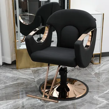 Вращающееся парикмахерское кресло для макияжа, кресло для укладки волос, Роскошное регулируемое кресло Для парикмахерской Silla De Barbero Beauty Furniture