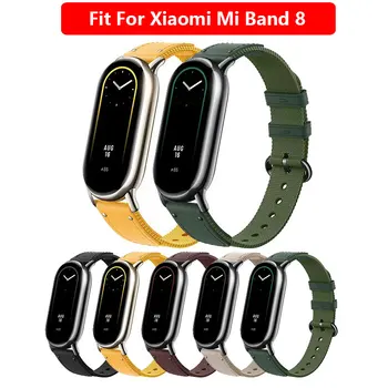 2023 Новый ремешок для часов Mi Band 8, нейлоновый браслет, Сменный ремень, браслет для аксессуаров для умных часов XIAOMI Band8