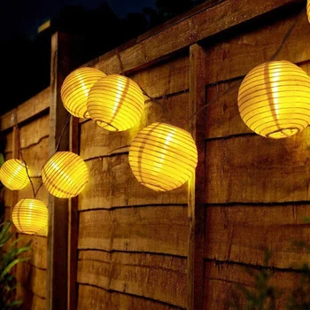 8 Режимов струнного освещения Защита от солнца Солнечные гирлянды Светодиодные лампы высокой яркости Низкое энергопотребление для праздничной вечеринки
