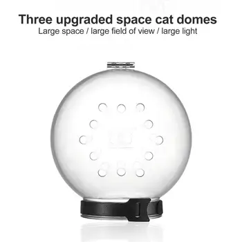 Полезный объемный капюшон, безопасный шарообразный дышащий круглый защитный шлем для кошек, защита головы домашних животных от царапин