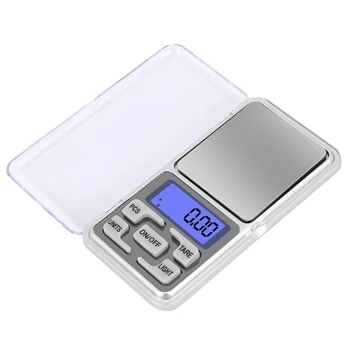 Миниатюрные цифровые весы весом 0,01 г, Ювелирные весы с ЖК-дисплеем, высокоточные карманные весовые инструменты для измерения веса