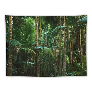 Гобелен с тропическим лесом, украшения для комнаты, эстетические гобелены, висящие на стене